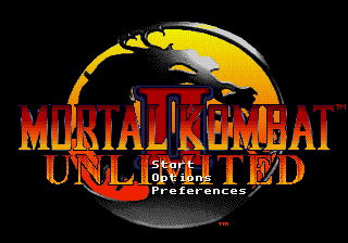 Mortal Kombat II Unlimited - Enhanced Colors Title Screen